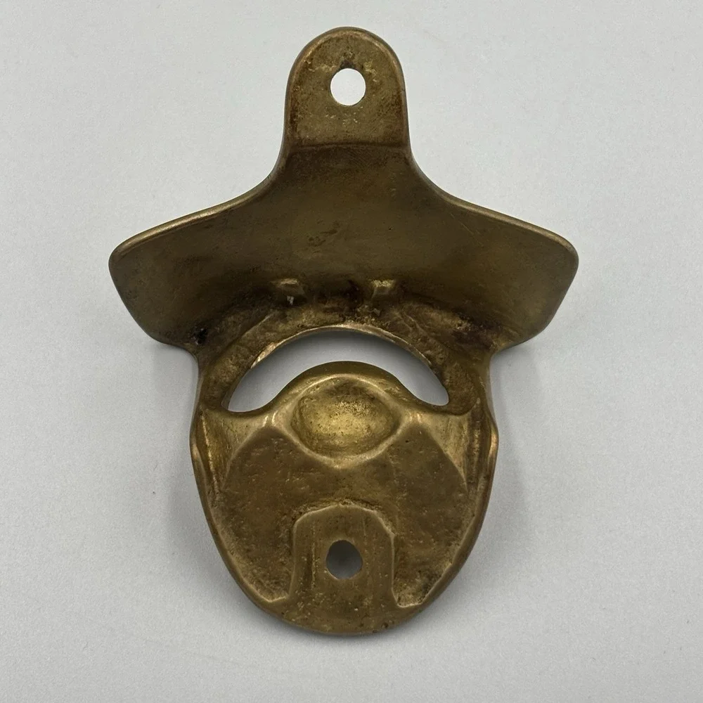 VTG COCA-COLA STARR X Wall Mount Bottle Opener Made In USA BRASS